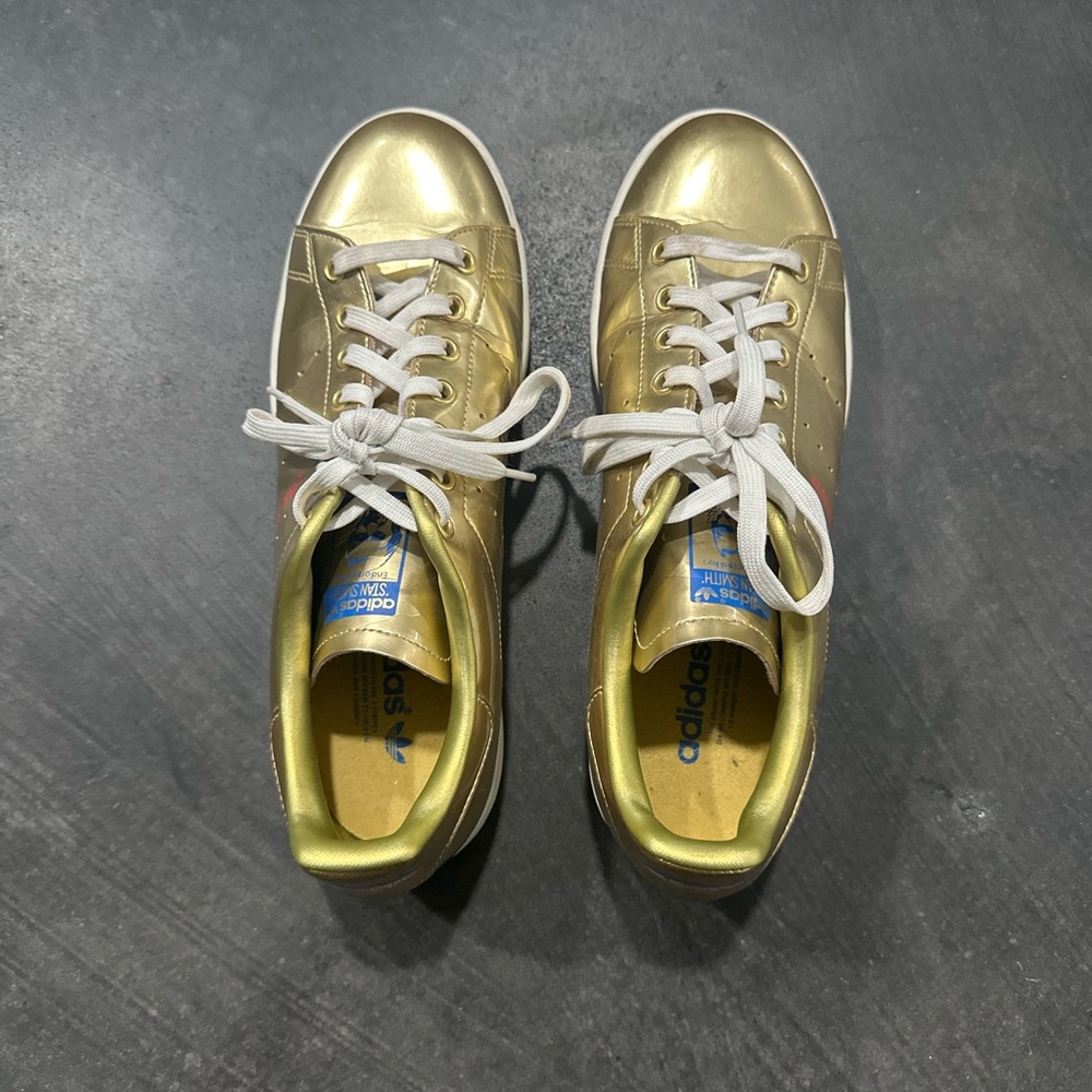 Gold adidas